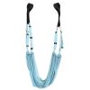 1pc Multifunctional Adjustable Yoga Strap For Stretching; Home Fitness Accessories - Blue