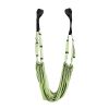 1pc Multifunctional Adjustable Yoga Strap For Stretching; Home Fitness Accessories - Green