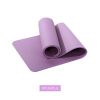 Non-slip NBR Exercise Mat For Yoga Pilates; Home Fitness Accessories - Purple