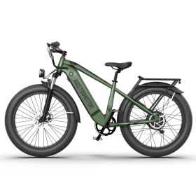 AOSTIRMOTOR new pattern 26" 1000W Electric Bike Fat Tire 52V15AH Removable Lithium Battery for Adults - as Pic