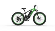 GOGOBEST 26 Inch Fat Tire 1000w Motor 48V 13ah Battery 7 Speed Electric Bike - green