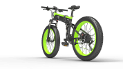 Bezior X1500 Full Suspension 1500W Motor 48V 26inch Wheel Foldable Electric Bike - black