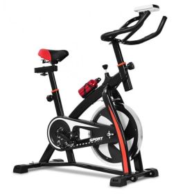 Indoor Household Adjustable Exercise Professional Cycling Bike Trainer - Black With Red - Professional Exercise Bikes