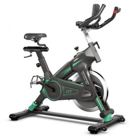 With 33 lbs Flywheel Home Stationary Exercise Cycling Bike  - Black - Professional Exercise Bikes