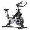 Professionals 40 Lbs Flywheel Exercise Stationary Cycling Bike  - Black - Professional Exercise Bikes