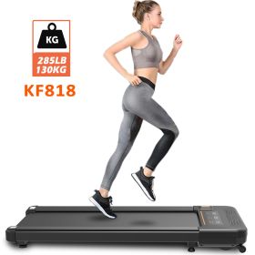 Under Desk Treadmill Walking Pad with Remote Controll, Heavy Duty 2.5HP 300LBS - as pic