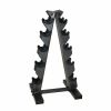 A-Frame Dumbbell Rack, Black (Store 5 Pairs) - Black