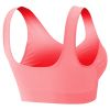 3 Pack Sport Bras For Women Seamless Wire free Bra Light Support Tank Tops For Fitness Workout Sports Yoga Sleep Wearing - PP_GY_MelonRed - L