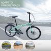 24" Folding City Bike Aluminum Frame 7 Speed Folding Bike - as Pic