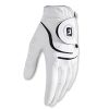 Men's White Golf Gloves; PU Wear-resistant Breathable Gloves For Left & Right Hands; Sports Clothing & Equipment - Right Hand Size 24