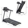 Electric Motorized Treadmill with Audio Speakers; Max. 10 MPH and Incline for Home Gym AL - MS195828AAA