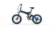 Bezior XF200 20 Inch Fat Tire1000W 48V 15Ah Electric Bicycle - Blue