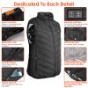 Heated Vest Electric USB Jacket Men Women Heating Coat Thermal Body Warmer Wear with 3 Temperature Levels - XXL