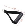 2-pack Heavy Duty Exercise Handle With Carabiners; Grip Attachments For Cable Machine Pulleys; Gym Equipment; Resistance Bands; - Black