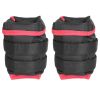 Ankle Weights Set 2.2/4.4LBS Pair Wrist Arm Ankle Weight with Iron Sandbags Fillings  - 5LBS