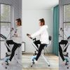 Home Folding Exercise Bike White - Frame-White