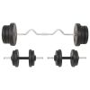 Barbell and Dumbbell Set 132.3 lb - 91403