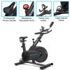 Gym Indoor Exercise Fitness Adjustable Seat Handle Magnetic Training Bicycle - Black - Professional Exercise Bikes