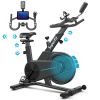 Gym Indoor Exercise Fitness Adjustable Seat Handle Magnetic Training Bicycle - Black - Professional Exercise Bikes