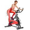 Home 35 Lbs Flywheel Magnetic Exercise Fitness Cycling Bike  - Red & Black - Professional Exercise Bikes