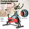 Home 35 Lbs Flywheel Magnetic Exercise Fitness Cycling Bike  - Red & Black - Professional Exercise Bikes