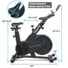 Gym Indoor Exercise Fitness Adjustable Seat Handle Magnetic Training Bicycle - Black - Professional Exercise Bikes