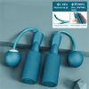 Cordless Jump Rope; Gym Sports Fitness Training; Built In Wire Skipping Rope; Fitness Equipment For Home Sports - Blue Small Ball - United States