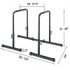 Power Tower Dip Station with Bench Pull Up Bar Stand Adjustable Height Heavy Duty Multi-Function Fitness Training Equipment - as Pic