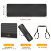 0.6-inch Thick Yoga Mat Anti-Tear High Density NBR Exercise Mat Anti-Slip Fitness Mat - Black