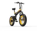 Bezior XF200 20 Inch Fat Tire1000W 48V 15Ah Electric Bicycle - Yellow