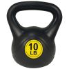 Wide Grip Kettlebell Exercise Fitness Weight Set, 3-Pieces - 45lbs Set