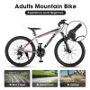 A26299 Rycheer 26 inch Mountain Bike Bicycle for Adults Aluminium Frame Bike Shimano 21-Speed with Disc Brake - as Pic