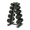 A-Frame Dumbbell Rack, Black (Store 5 Pairs) - Black