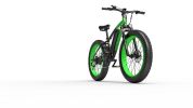 GOGOBEST 26 Inch Fat Tire 1000w Motor 48V 13ah Battery 7 Speed Electric Bike - green