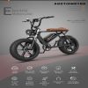 AOSTIRMOTOR STORM new pattern Electric Bicycle 750W Motor 20" Fat Tire With 48V 13AH Li-Battery - as picture