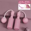 Cordless Jump Rope; Gym Sports Fitness Training; Built In Wire Skipping Rope; Fitness Equipment For Home Sports - Pink Small Ball - United States