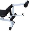 Weight Bench with Weight Rack, Barbell and Dumbbell Set 198.4 lb - Black