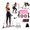 Portable Home Gym Core Strength Training Equipment for Men and Women - Pink - Weights Accessories