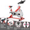 Indoor Cycling Professional Fitness Cycling Exercise Bike With LCD Monitor - Red - Professional Exercise Bikes