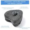 1pc Orthopedic Knee Pillow With Memory Foam For Pain Relief And Pregnancy - Blue