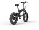 Bezior XF200 20 Inch Fat Tire1000W 48V 15Ah Electric Bicycle - Black