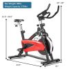 Home 35 Lbs Flywheel Magnetic Exercise Fitness Cycling Bike  - Red & Black - Professional Exercise Bikes