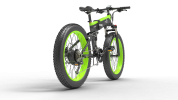 Bezior X1500 Full Suspension 1500W Motor 48V 26inch Wheel Foldable Electric Bike - black