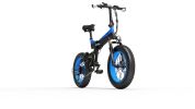 Bezior XF200 20 Inch Fat Tire1000W 48V 15Ah Electric Bicycle - Blue