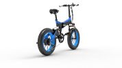 Bezior XF200 20 Inch Fat Tire1000W 48V 15Ah Electric Bicycle - Blue