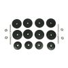 18 Piece Dumbbell Set 66.1 lb - Black