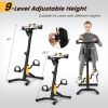 Foldable Exercise Bikes Pedal Exerciser for Seniors - Black & Yellow - Pedal Exerciser