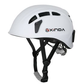 Outdoor Mountaineering Downhill Helmet Riding Hat Expand Protective Helmet (Color: White)