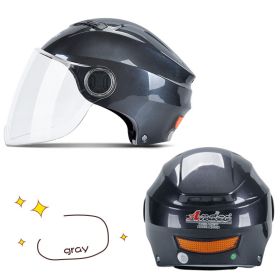 Universal Helmet Lightweight Winter Heating Helmet (Option: Grey-D)