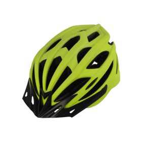 One-piece Mountain Bike Safety Helmet (Color: Yellow)